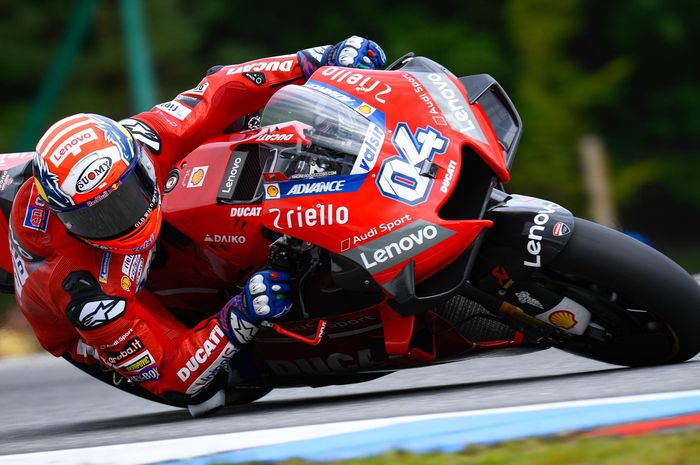 Andrea Dovizioso menjajal fairing baru di sesi FP2 MotoGP Brno (2/8)