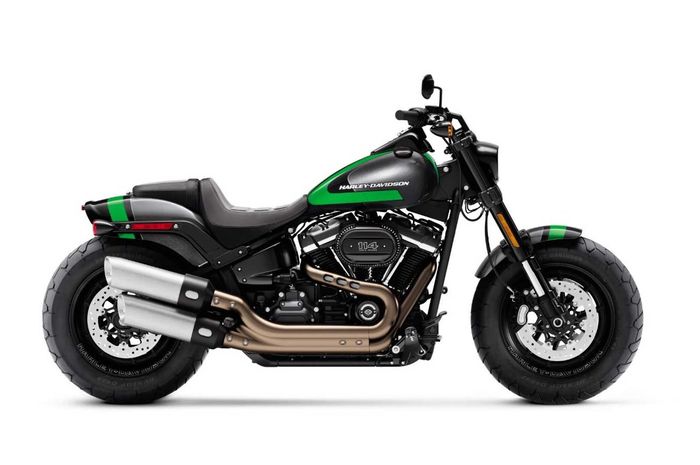 Ilustrasi balutan warna baru pada Harley-Davidson.