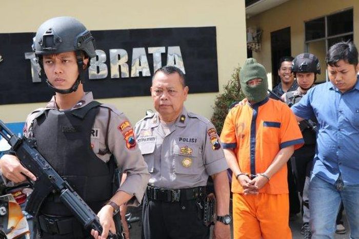 Mantan kepala desa, SU (55) berurusan dengan polisi gara-gara gadaikan Yamaha Byson.