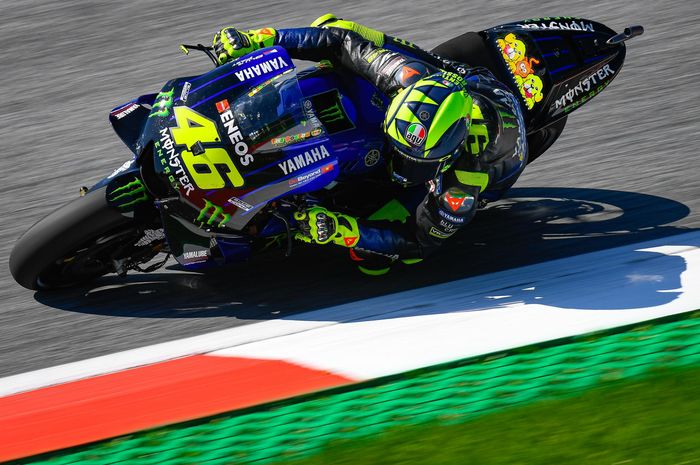 Valentino Rossi harus puas start dari posisi 10 di MotoGP Austria 2019