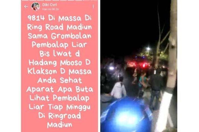 Bus Sugeng Rahayu diduga diinfokan dihadang para pelaku balap liar