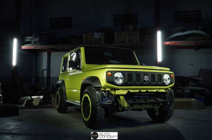 Modifikasi Jimny baru pertama pakai airsus di Indonesia