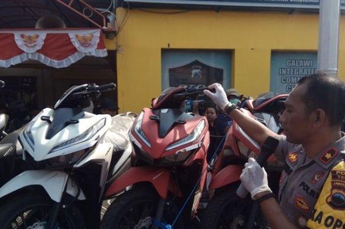 Jaringan penjual motor rekondisi ditangkap di Tegal