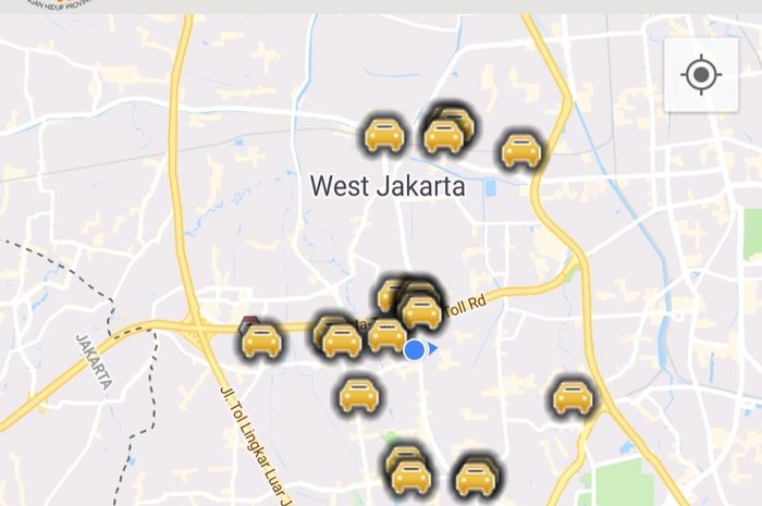 Tersedia fitur mencari lokasi bengkel terdekat untuk uji emisi di aplikasi e-Uji emisi.