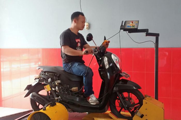 Tes pakai Dinojet 250i