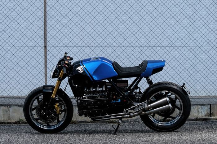 BMW K100 RT moder cafe racer garapan Rusty Wrench Motorcycles