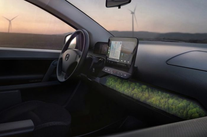 Sion, mobil buatan Sono Motors yang ditanami lumut