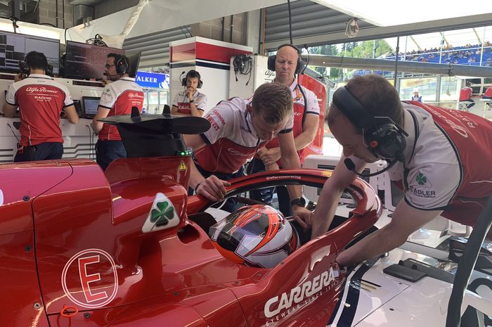 Kimi Raikkonen tampil di F1 Belgia