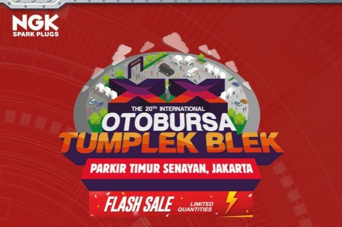 Flash sale dari NGK di Otobursa Tumplek Blek 2019