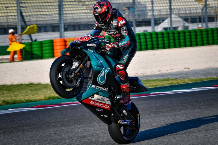 Fabio Quartararo di tes MotoGP Misano 2019