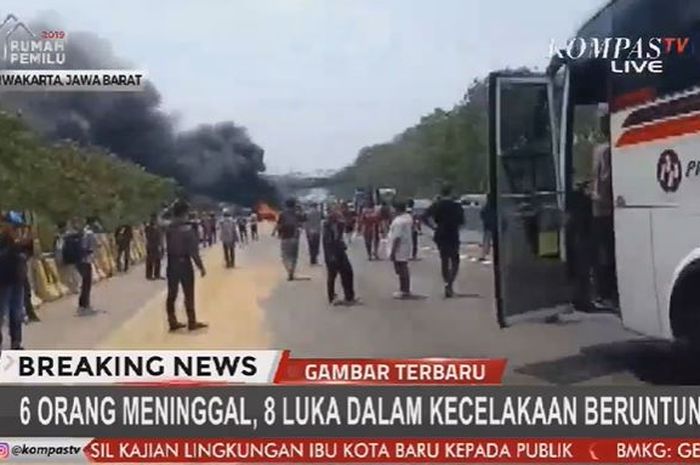 Kecelakaan beruntun tol Cipularang
