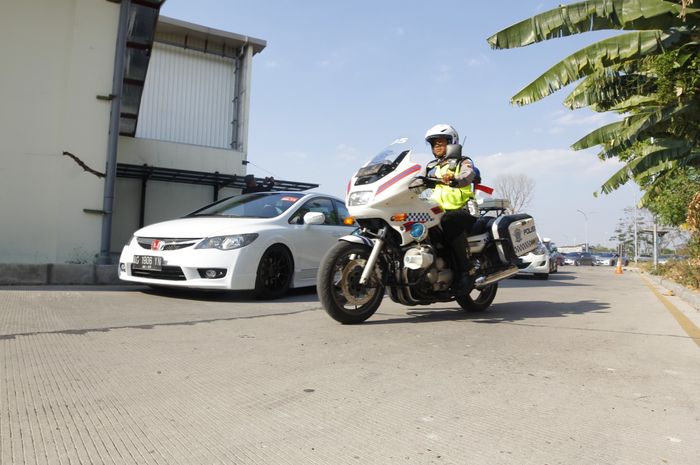 ILustrasi Polisi Patwal