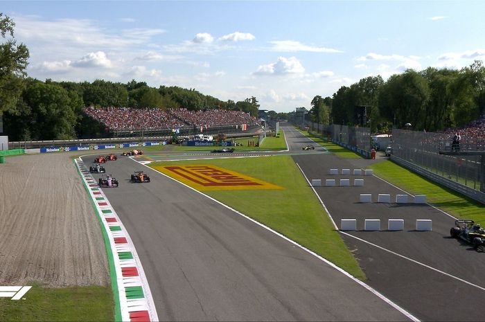 Momen unik terjadi di kualifikasi 3 (Q3) F1 Italia 2019