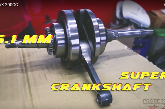 Crankshaft (kruk as) baru tersedia pada akhir bulan Oktober