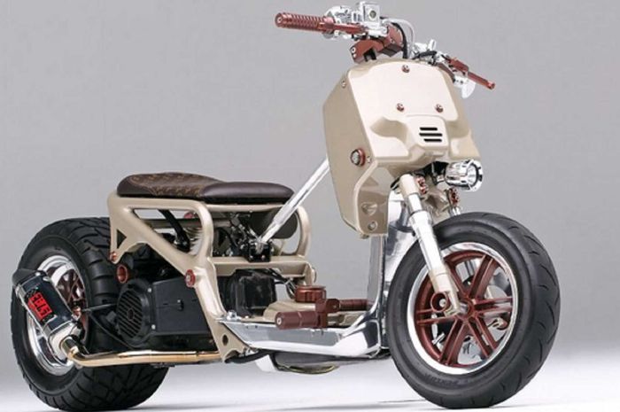Modifikasi Honda Ruckus berkonsep Louis Vuitton
