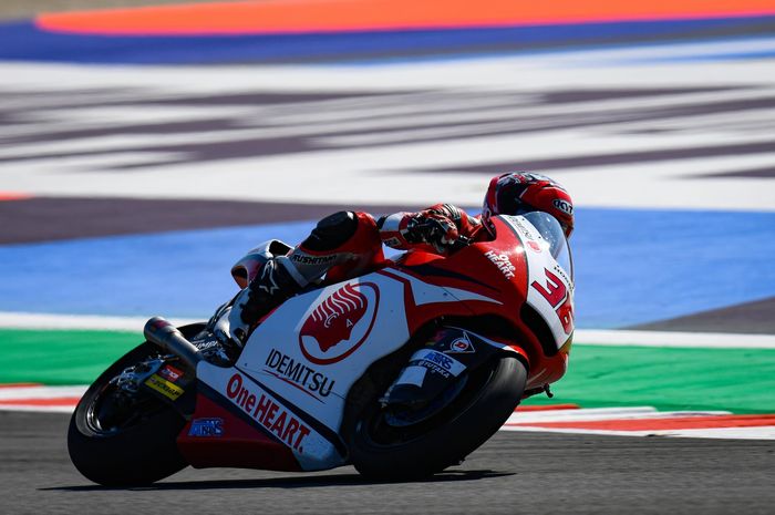 Andi Gilang finish ke-24 di Moto2 San Marino 2019