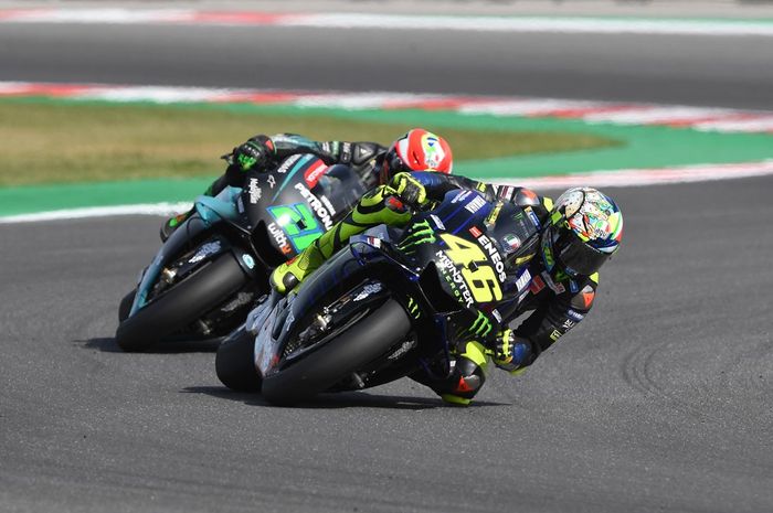 Franco Morbidelli dan Valentino Rossi
