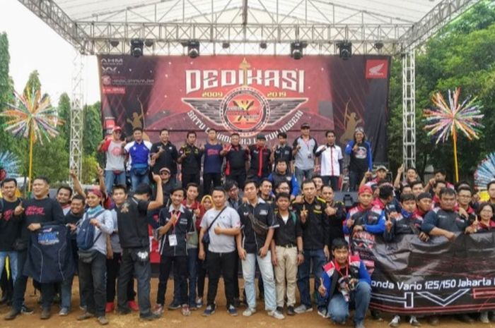 Asosiasi Honda Jakarta (AHJ) adakan syukuran di anniversary ke-10