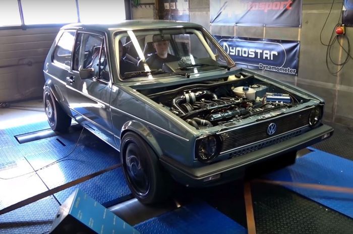 Volkswagen Golf Mk 1 dengan tenaga 1.300 dk