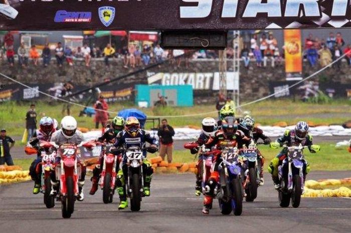 Persaingan antar pembalap di salah satu seri Trial Game Asphalt 2019