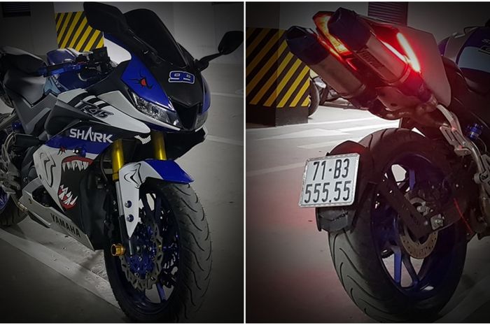 Modifikasi Yamaha R15 bergaya  Yamaha R1