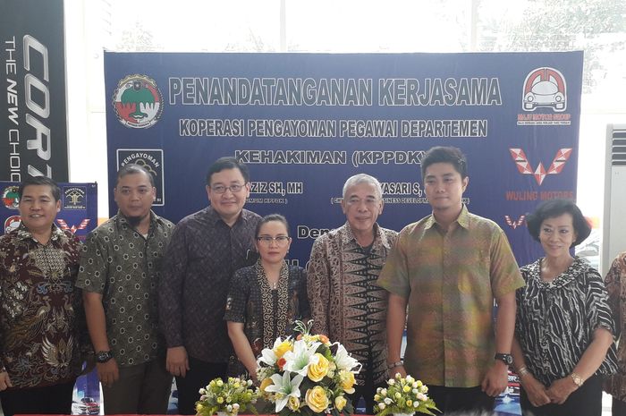 PT Maju Global Motor selaku mitra dealer Wuling resmi bekerja sama dengan Koperasi Pengayoman Pegawai Departemen Hukum dan HAM Republik Indonesia (KPPDK).