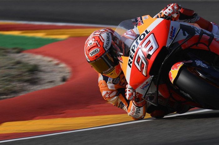 Marc Marquez raih pole position di MotoGP Aragon