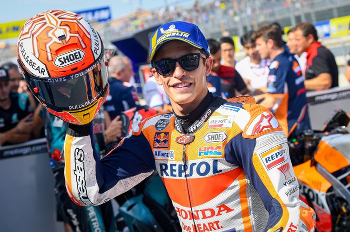 Marc Marquez sudah atur strategi untuk meraih kemenangan di MotoGP Aragon 2019