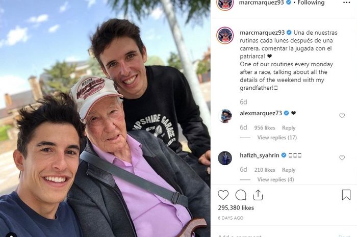 Marc dan Alex kunjungi Ramon, kakeknya