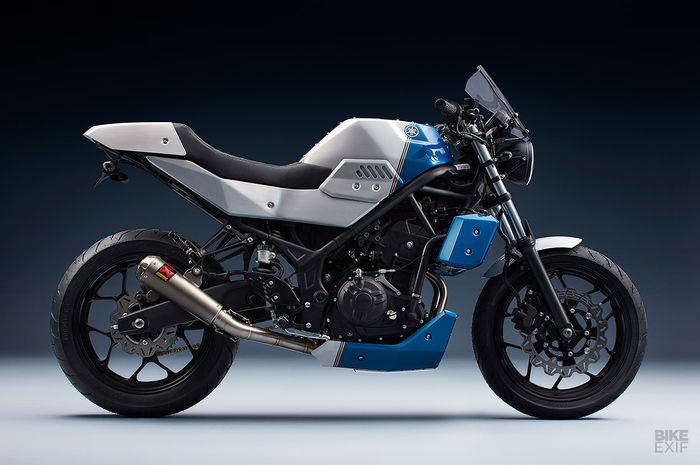 Yamaha MT-25 modern cafe racer dari Bunker Custom