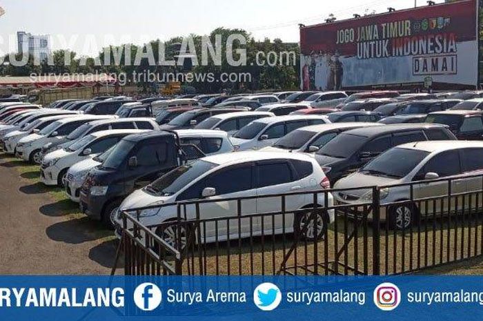 Gebyar Expo Barang Bukti Pencurian di Lapangan Mapolda Jatim.