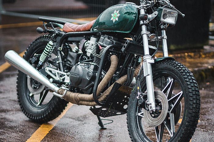 Honda CB450 DX garapan JM Customs