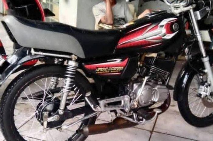 Penampakan Yamaha RX King milik Johan Andreas Sipayung (31) yang dicuri maling 