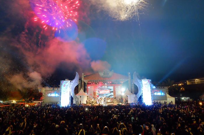 Ilustrasi kemeriahan Honda Bikers Day.