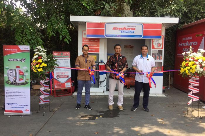 Peresmian Enduro Express di SPBU Kelapa Gading 34-14201