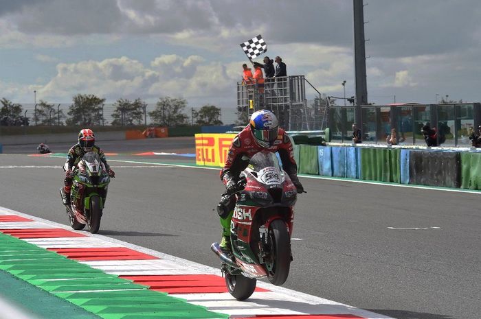 Toprak Razgatlioglu berhasil menang Superpole Race World Superbike Prancis 2019