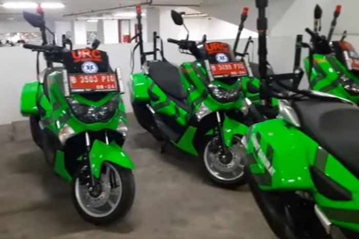 Yamaha NMAX menjadi ambulans Dinas Kesehatan DKI Jakarta.