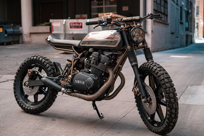 Yamaha XS500 scrambler garapan Moto-fied Cycles