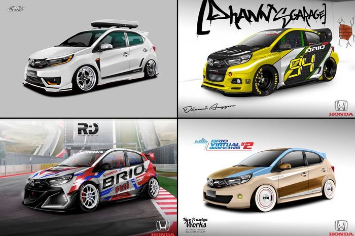 Honda Brio V-Mods #2 Racing vs Elegan