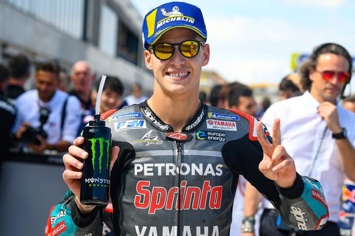 Fabio Quartararo Dapat Kontrak Pribadi Dari Monster Energy Tanda Valentino Rossi Pensiun Gridoto Com