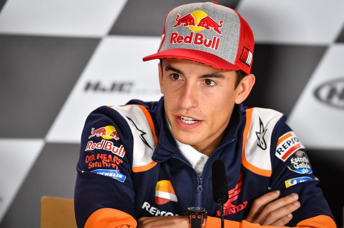 Usai kecelakaan keras pada FP1 MotoGP Thailand 2019, Marc Marquez dinyatakan sehat