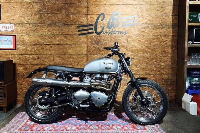 Triumph Scrambler 900 dirombak jadi makin simpel tapi tetap stylish