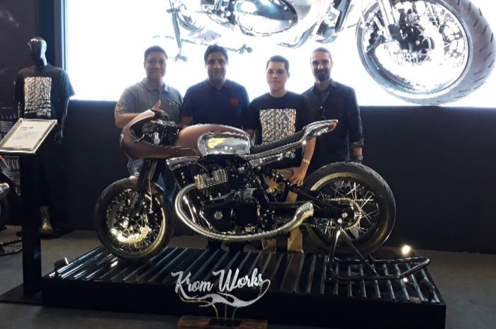 Royal enfield luncurkan motor kustom dengan basis Continental GT 