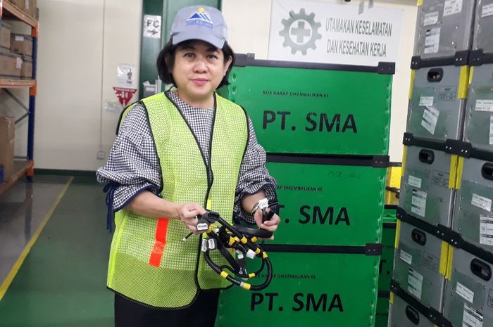 Marisca Indriany selaku Managing Director PT Sumber Mas Autorindo (SMA), produsen alarm