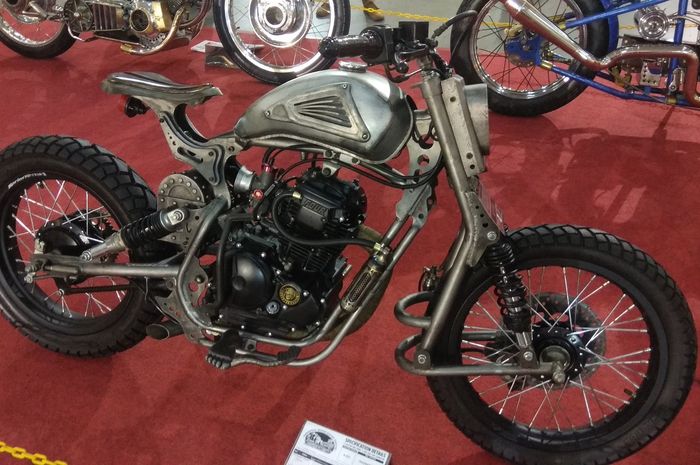 Yamaha Scorpio bertampang tangguh di Kustomfest 2019