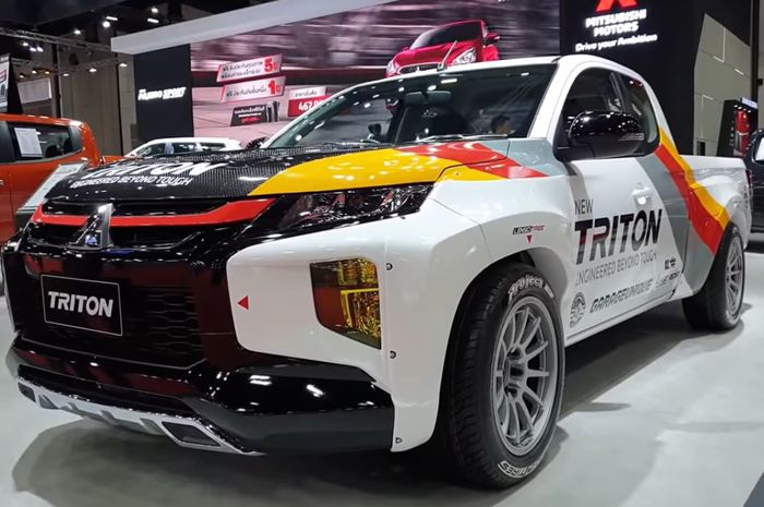 modifikasi Mitsubishi Triton baru dengan gaya racing