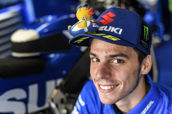 Joan Mir mengaku senang bisa mengungguli Valentino Rossi di MotoGP Thailand 2019