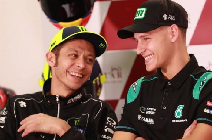 Valentino Rossi dan Fabio Quartararo