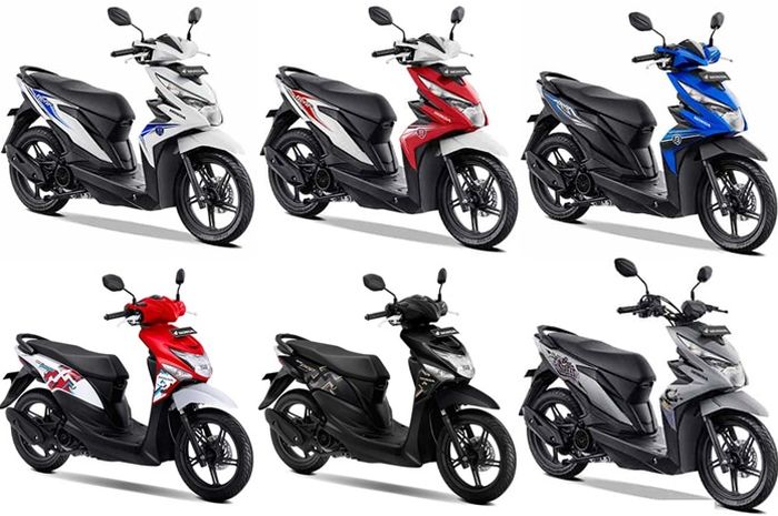 Pilihan Honda BeAT di Indonesia mencapai 6 model
