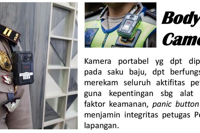 Ini dia Body Camera yang akan digunakan oleh Polantas